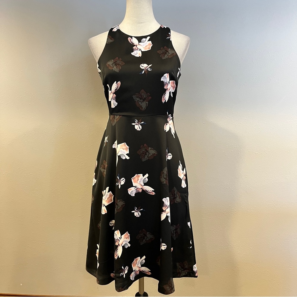 Banana Republic‎ Floral sleeveless Midi Dress size 0